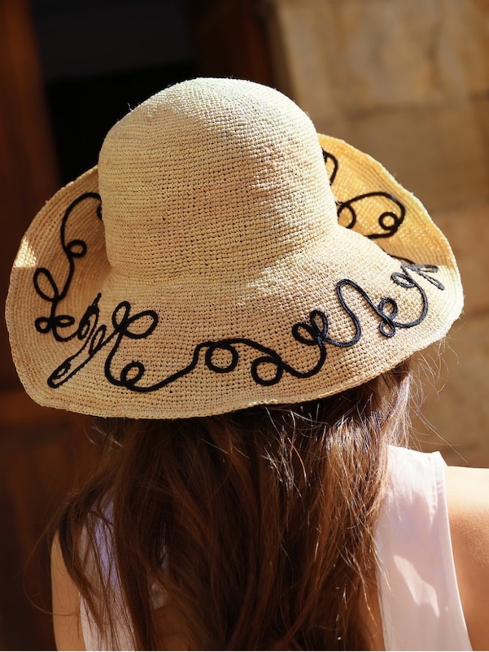 Vivaia Raffia-Style Woven Hat Winni